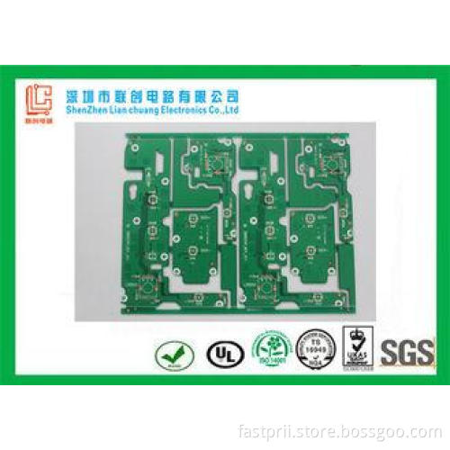 6 Layer FR-4 pcb green soldermask OSP with white legend